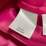 Kasper Linen Blend Jacket Blazer Barbie Pink Size 14 Tweed Career Workwear Photo 6