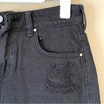 PacSun  | Black Distressed Denim Mini Skirt Sz 25 Photo 1