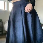 Eye Candy High Waisted Navy Blue Flare Skirt  Photo 0