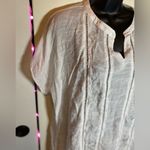 Dept222 White & Metallic Silver Embroidered V Photo 2