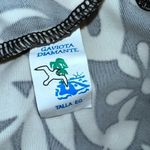 Gaviota diamante black skirted one piece with white flowers! Size undefined Photo 6