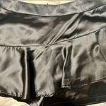 NWT satin skort Large Black Photo 0