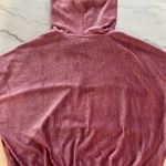 NWOT Chic Pink‎ Velvet Hoodie Pink Size M Photo 5