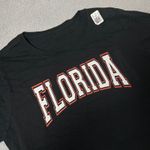 Gildan NEW  Florida Graphic‎ T-Shirt Crew Neck Short Sleeve Black Large Photo 1