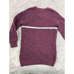 Bardot NWT  Women M Knit Pullover Sweater Dress Burgundy Cable Knit Long Sleeve‎ Photo 8