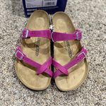 Birkenstock Mayari Festival Fuchsia Leather Sandal Womens Size 38 EUR, US L7, M5 Photo 1