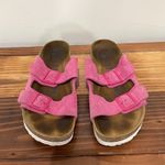 Birkenstocks Arizona Pink Suede Soft Foot Bed Fuchsia Tulip Sz 42 Women’s 11 US Photo 6