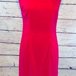 AB Studio  Shift Dress Sleeveless Hot Pink-2 Photo 0