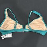 Shade & Shore Women's Square Wire Ribbed Triangle Bikini Top Evergreen Size XL Photo 4
