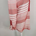 Sanctuary  Red and White Stripe Tunic NWT Size Medium Anthropologie Striped Top Photo 4