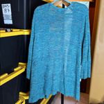 Covington Catherine’s Blue Teal Open Front Knit Tunic Cardigan Size 2X Photo 6