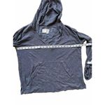 Anthropologie Saturday Sunday  Hoodie Pullover Womens Medium Oversized Blue‎ Photo 2