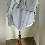 Alain Weiz Beaded Silk Camisole, Size 16 Gray Photo 3