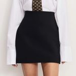 Good American  The High Waist Sweatskirt Black Size 1 Pockets Elastic Waist Sport Photo 5