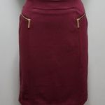 Michael Kors Michael burgundy ponte pencil skirt size 8 Photo 0