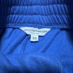 Grayson Threads  Women's Gray Blue Elastic Waist Cargo Sweatpants - Size XS - NWT Photo 3