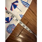 Talbots printed nautical beach umbrella blouse XL Photo 6