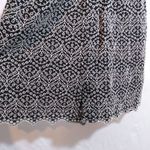 EXPRESS  Black and White Eyelet Textured Patterned Short Sleeve Romper Size L Photo 4