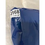 Maggie Barnes Women Tunic Top 1X Royal Blue Crinkle Button Up Business Travel Photo 11