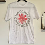 Red Hot Chili Peppers White Crewneck Tee Shirt Short Sleeve Size Small Photo 0