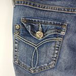 Ymi  3 29x30 Stretch Skinny Stitched Riveted Flap Pocket Denim Jeans Photo 1