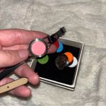 Black leather aromatherapy essential oil diffuser bracelet Photo 1