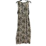 For Love & Lemons Y2K Maxi Dress M Black Pink Leopard Sleeveless Boho Mob Wife Size M Photo 4