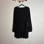 Lulus NWT  Adorable Option Black Long Sleeve Mini Sweater Dress Photo 5