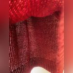 knee length dress wine color is a little thick fabric size XL Red Photo 6