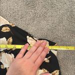 Torrid Georgette Black Floral Sleeveless Drop Waist Flowy Tank Top | Size 4X Photo 8