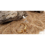 Boutique NEW Women's‎ Split Bar White Gold Plated S925 Band Ring Silver Adjustable Photo 7