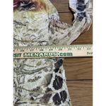 Jess & Jane Womens Tunic Top Size XL Pleated Asymmetrical Hem 3/4 Sleeve Peacock Photo 5