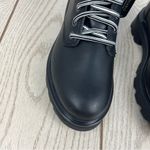 Sorel  Women's Lennox Leather Lace-Up STKD WP Boots 7.5US Black / Sea Salt $190 Photo 2