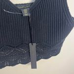 House of Harlow 1960 Knit Crop Top‎ Size M New Black Size M Photo 4