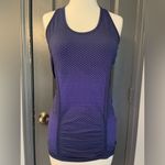 Athleta  Fastest Track Workout Gym Tennis Women's Dark Purple Dot Tank Top Photo 1