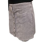 She & Sky Corduroy Snap Front Mini Skirt Size Medium Photo 3