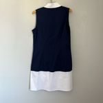 Sail To Sable  Navy and White Sleeveless Sheath Dress. Size Medium. NWT Photo 1