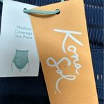 Kona Sol Women's Navy Crochet Nude Liner High Neck One Piece Swimsuit Size S NWT Photo 6