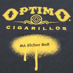 Port & Company Optimo Cigarillos Shirt Size Large By Graphic Print T-Shirt Black Photo 3