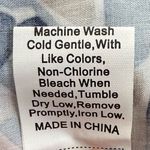 Pretty Garden Tie V-Neck Long Sleeves Floral Blouse Top, Size XL Photo 10