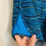 Nike NWOT |  women’s blue print running active shorts —‎ small Photo 1