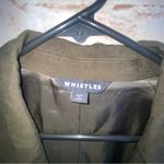Whistles Khaki Rylee Relaxed Blazer in Khaki Green Size 2 Photo 6