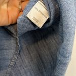 Van Heusen Van Huesen Chambray Cotton V Neck 3/4 Quarter Sleeve - Size Small Photo 5