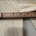 Westbound  Vintage Mockneck Cream Snowflake Embellished Sweater - Medium Photo 5