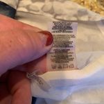 Calvin Klein  Long Sleeve Blouse Gray Blue White Print Button Down Size 2X Photo 8