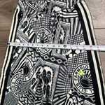 Farm Rio  Adidas Tiro Wide Leg Track Pants Tropical Print Black White Size XS Photo 10