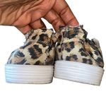 Madden Girl Marisa Faux Fur Lined Cheetah Print Canvas Laced Sneakers size 8.5 Photo 7