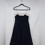 Y2K Night Way Collections Vintage White and Black Velvet Dress w/Tulle 90s 2000s Size 8 Photo 12