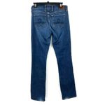 Lucky Brand  Size 4 Jeans Blue Dark Wash Sofia‎ Straight Leg Fitted Mid Rise Photo 1