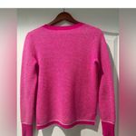 J.Crew  Vibrant Pink Crew Neck Sweater 100% Cashmere Photo 1